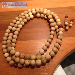 纯天然檀香木佛珠108颗<br>Pure Sandalwood Beads 108pcs<br>6mm - 20mm