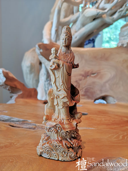 檀香木佛像，礼品 & 印章雕刻定制<br>Sandalwood Statue, Gift & Stamp Craft Custom Made