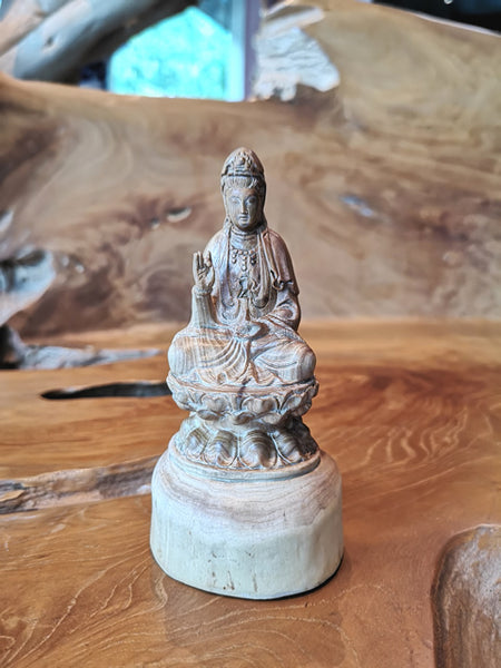 檀香木佛像，礼品 & 印章雕刻定制<br>Sandalwood Statue, Gift & Stamp Craft Custom Made