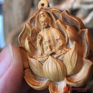 檀香木佛牌定制<br>Sandalwood Pendant Custom Made