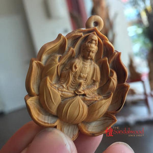 檀香木佛牌定制<br>Sandalwood Pendant Custom Made