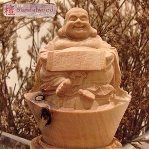 檀香木佛像，礼品 & 印章雕刻定制<br>Sandalwood Statue, Gift & Stamp Craft Custom Made