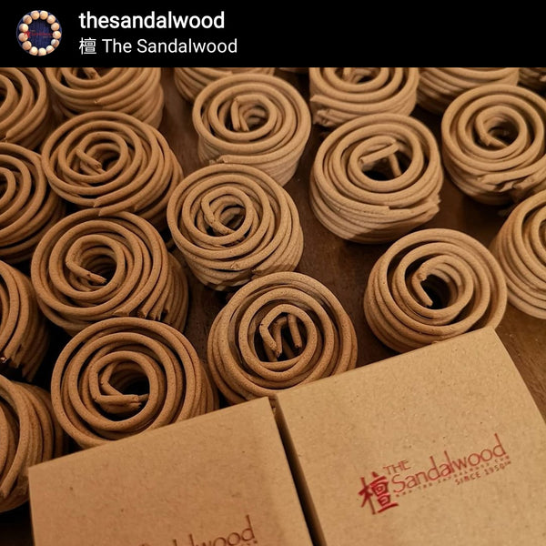 印度檀香 A 盘香 1小时 <br> Indian Sandalwood A Incense Coil 1Hr