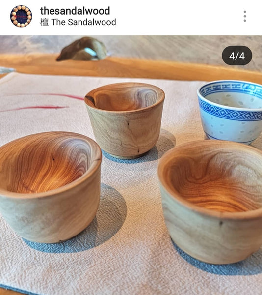 檀香木茶杯<br>Sandalwood Tea Cup