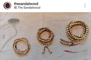 纯天然檀香木佛珠108颗<br>Pure Sandalwood Beads 108pcs<br>6mm - 20mm